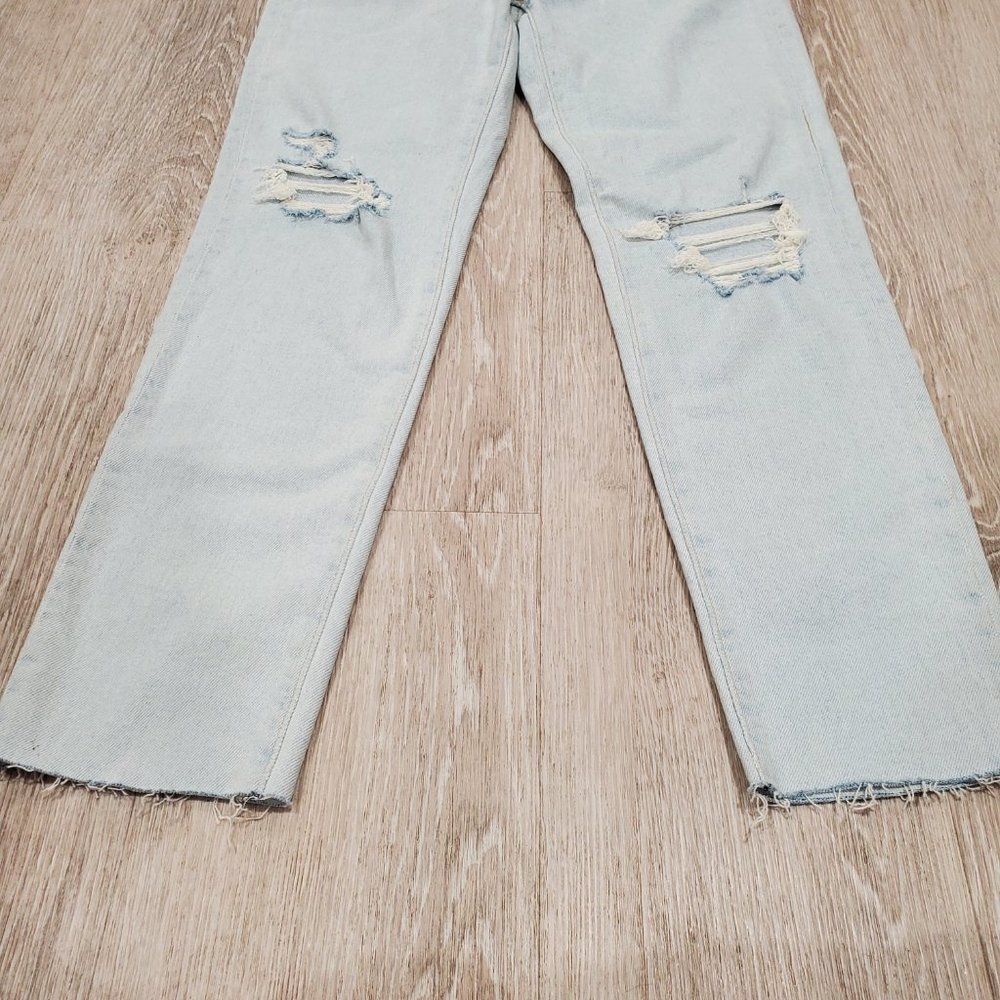 NWT Madewell The Mom Jean Distressed Raw-Hem Edition Style MC583 Size 26 - Picture 6 of 11